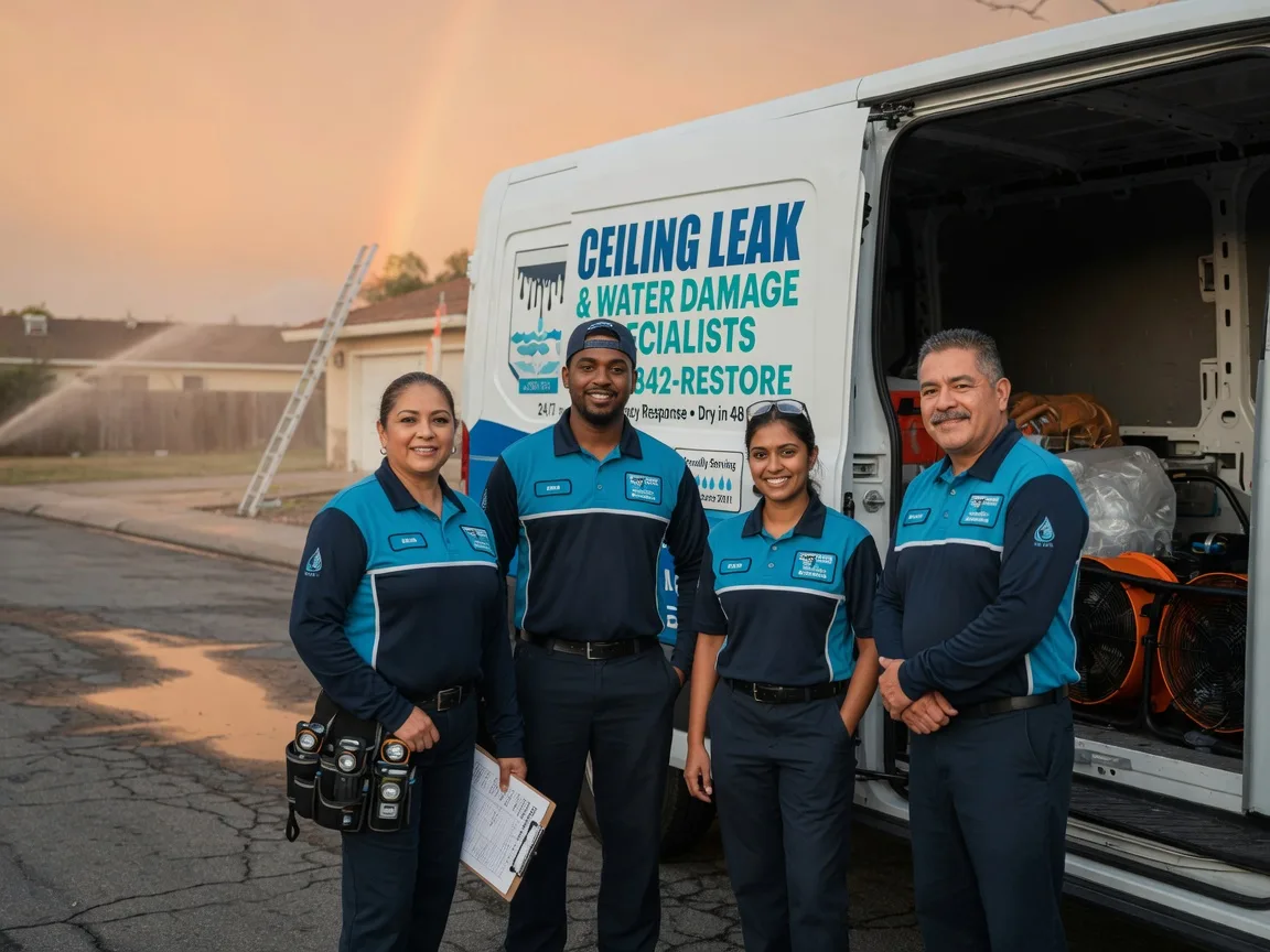 Ceiling Leak Cleanup company in Rock, MI