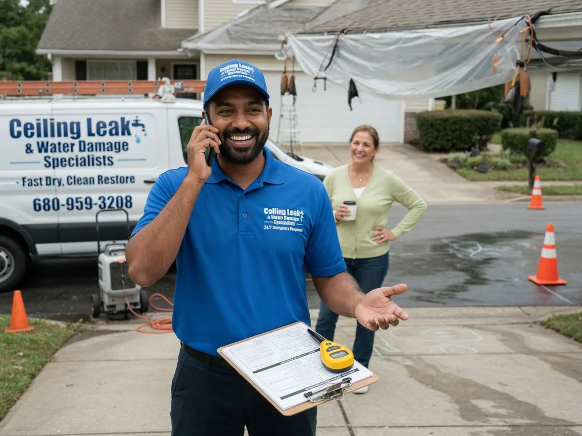 Ceiling Leak Cleanup Rock, MI FAQs